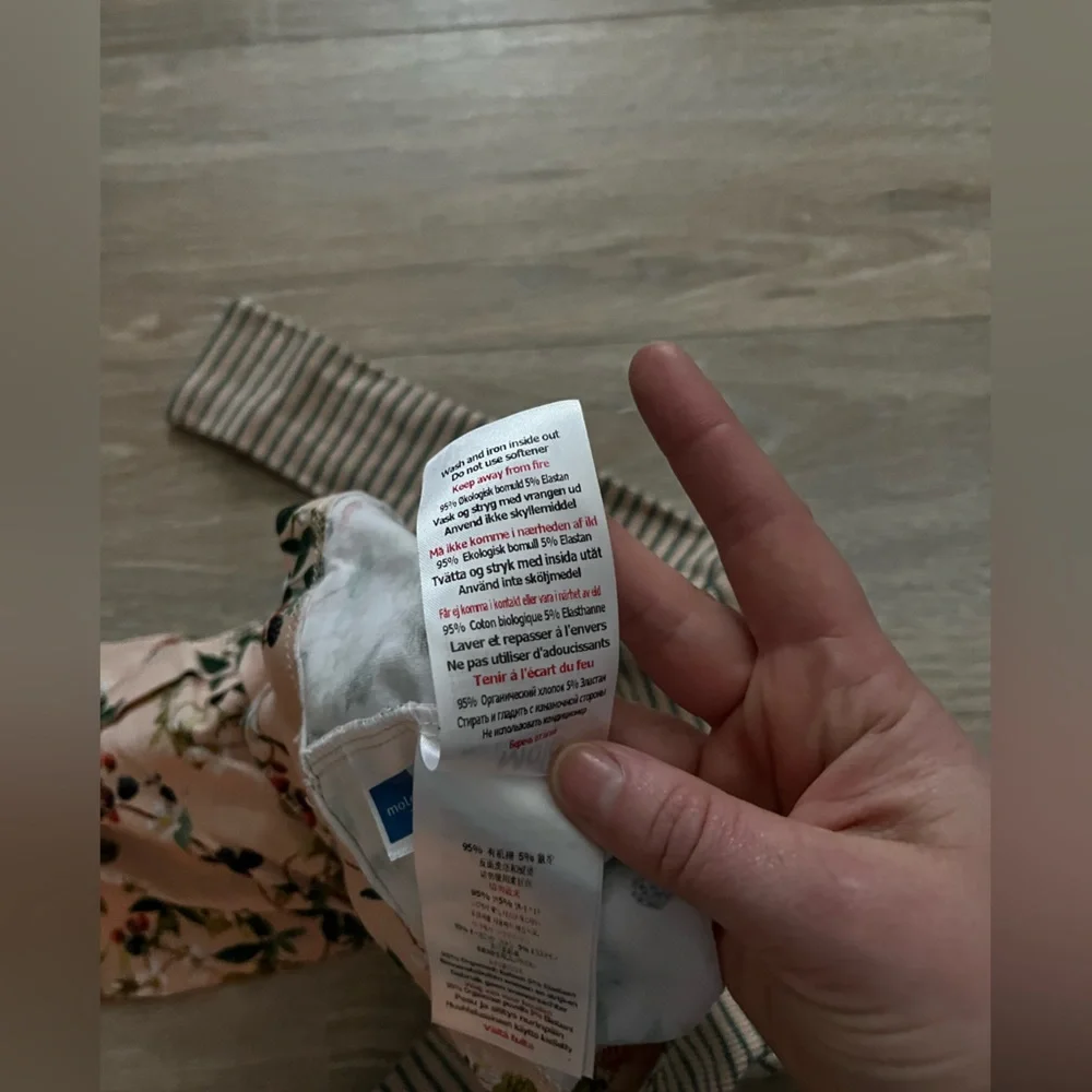 Molo Baby Carel Bramble Rose Long Sleeve Dress - Size 6m (68) - Picture 6 of 7